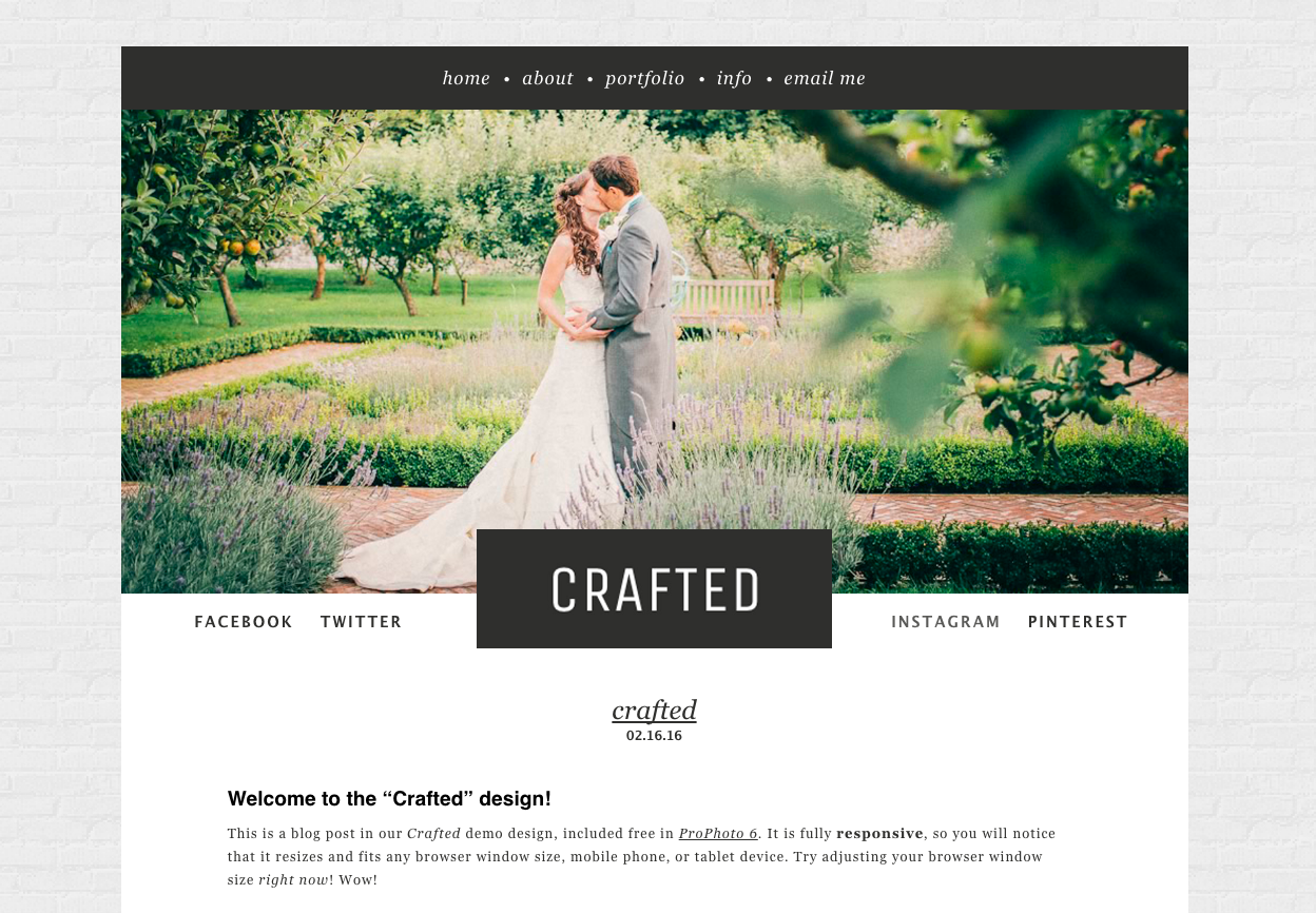 Crafted Design Screenshot