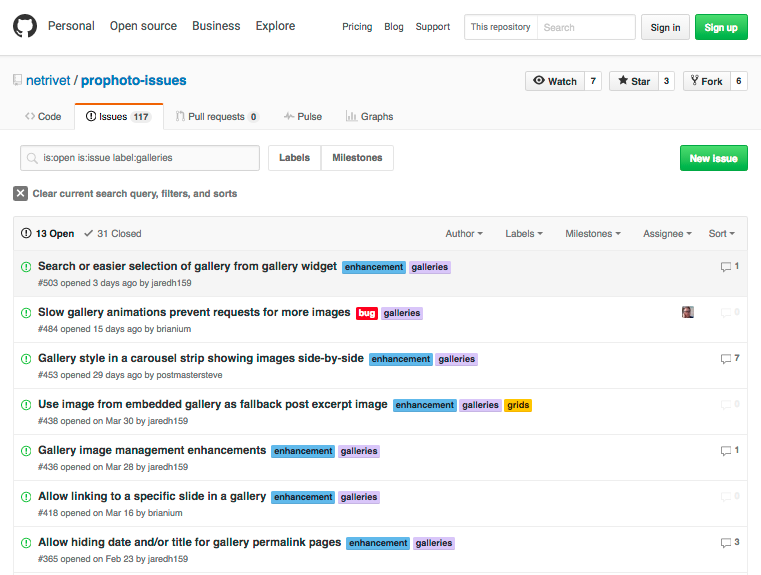 github-issues-list-screenshot